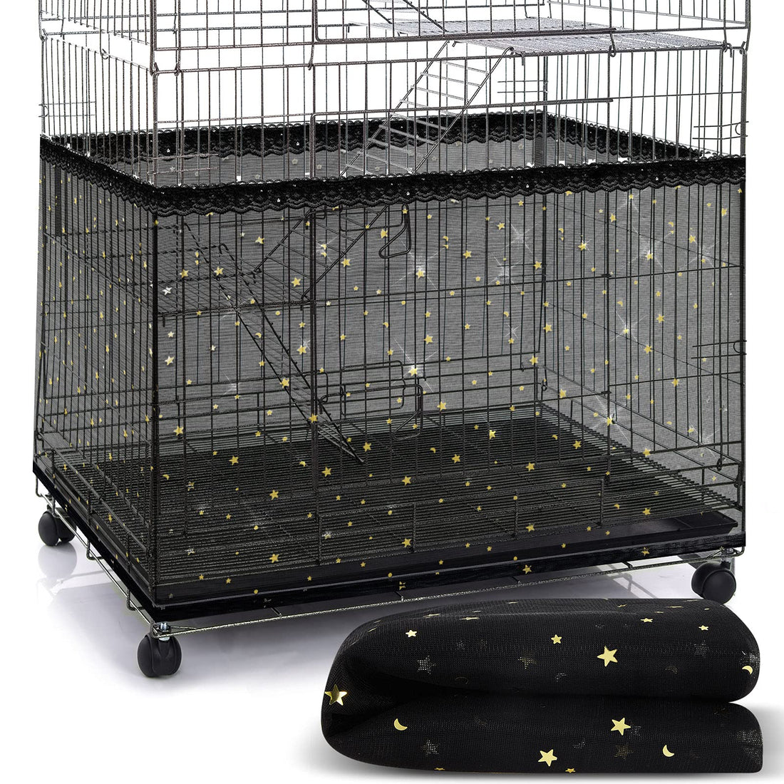 Shappy Large Bird Cage Birdcage Nylon Mesh Net Cover Seed Feather