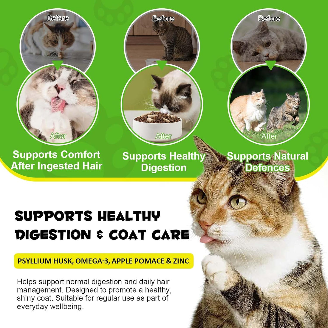 Hairball Treatment for Cats & Kittens