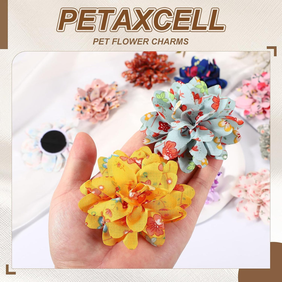 Dog Collar Flowers, Pet Flower Charms
