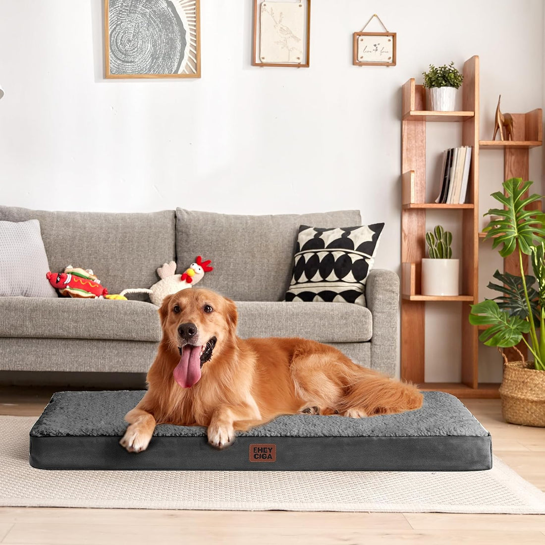 EHEYCIGA Orthopedic XL Dog Beds for Extra Large Dogs with Removable