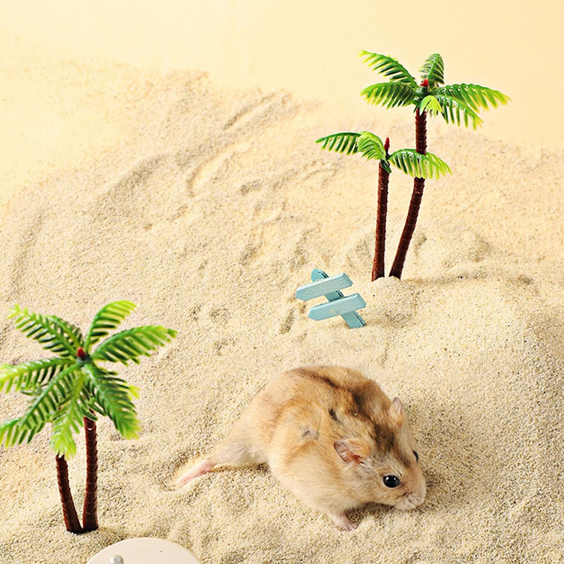 DR.DUDU 2.8lb Hamster Sand for Sand Bath, Hamster Cage Accessories