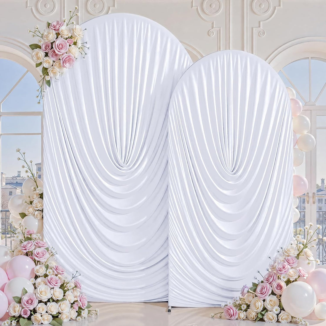 7.2FT & 6FT Elegant Arch Backdrop Cover