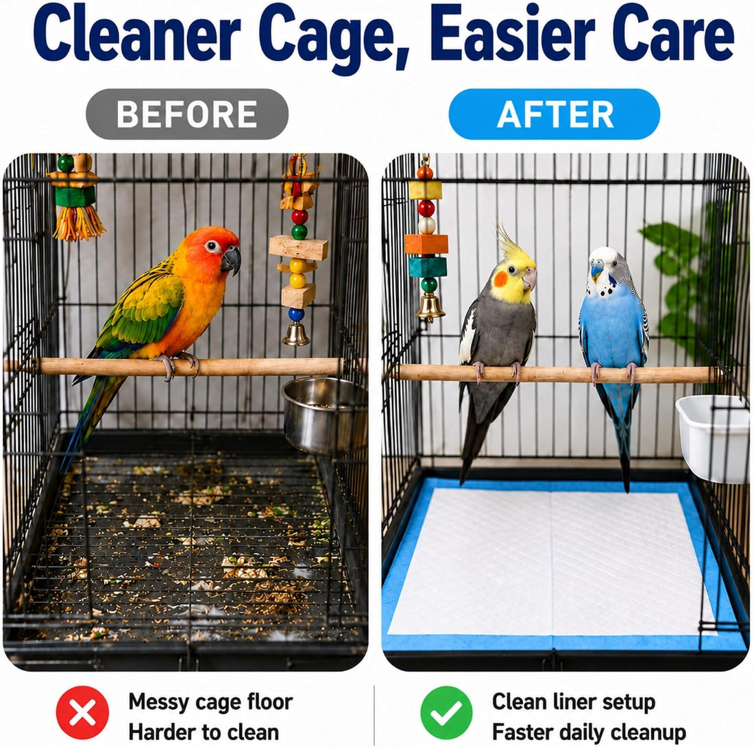 Disposable Bird Cage Liners 23 x 35 Inch