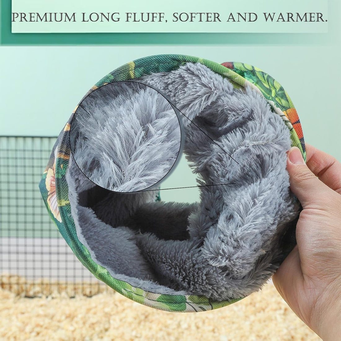 IBWell Cute Forest Guinea Pig Hideout Tunnel & Tube for Guinea Pigs