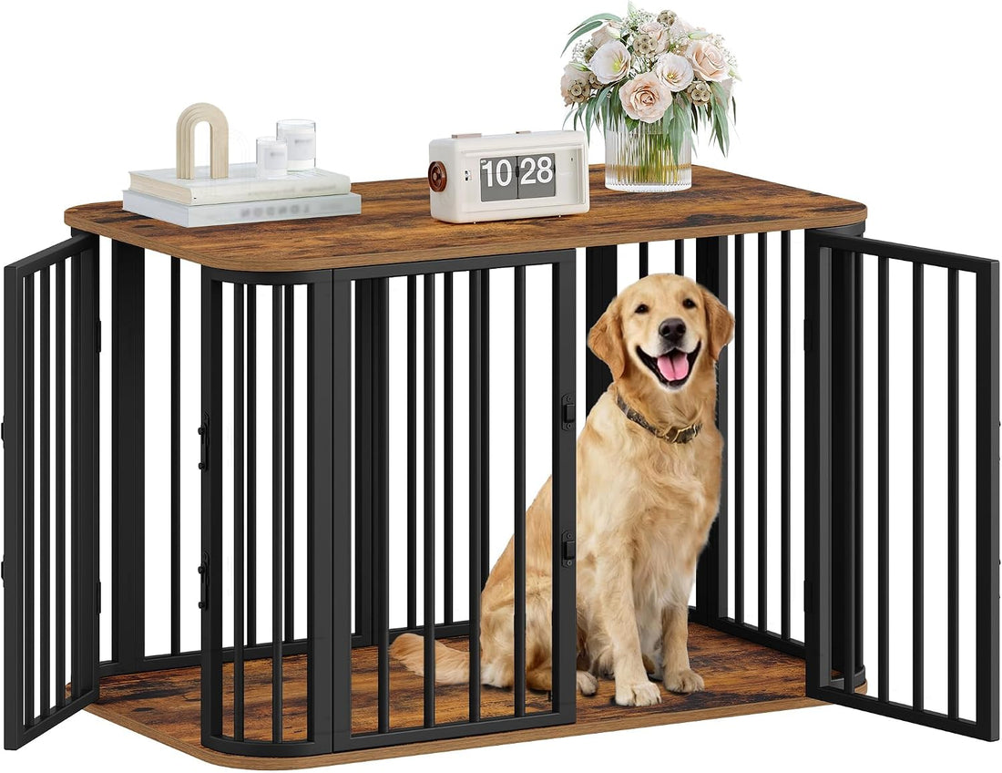Hzuaneri 39.4 in L Dog Crate Furniture