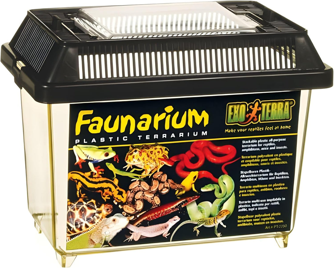 Exo Terra Faunarium Small Plastic Reptile Terrarium & Transport