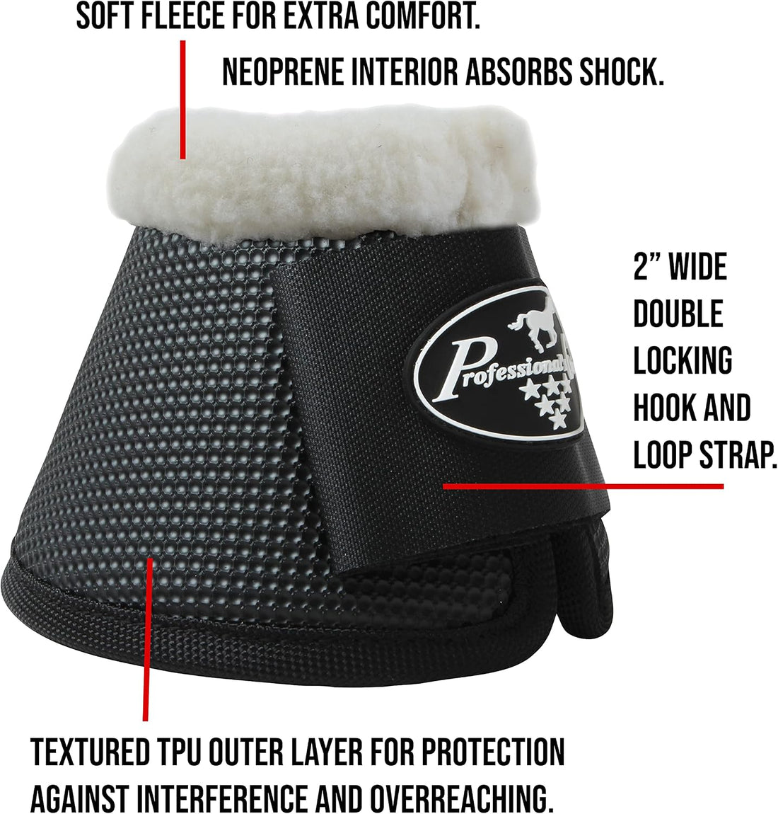 Professional's Choice All-Purpose Bell Boots for Horses