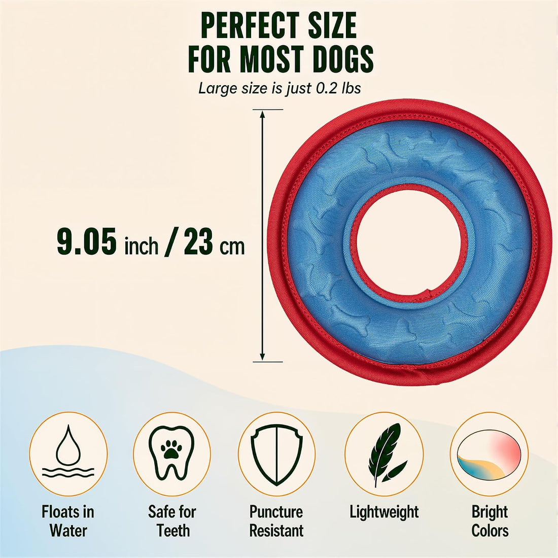 HONGEZEY 3 Pcs Flying Discs, Interactive Flyer Toys