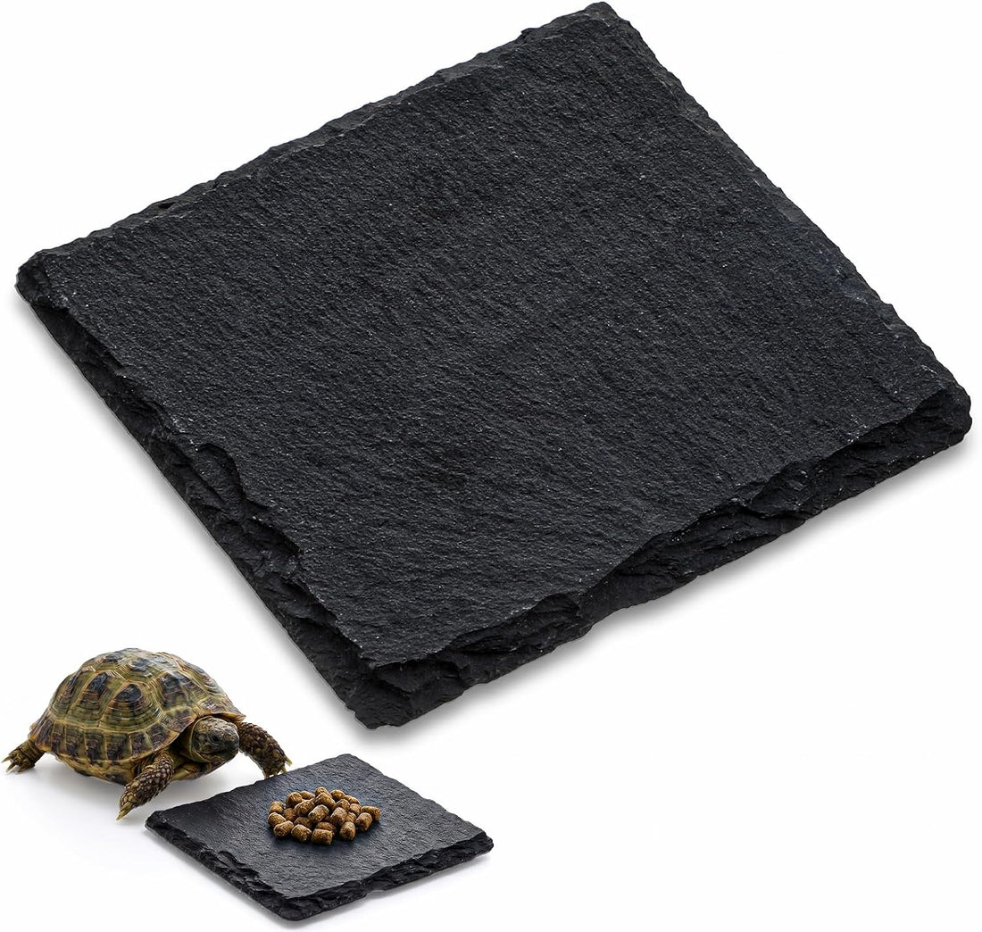 Yuanchu Reptile Basking Platform, Slate Tortoise Rock Plate