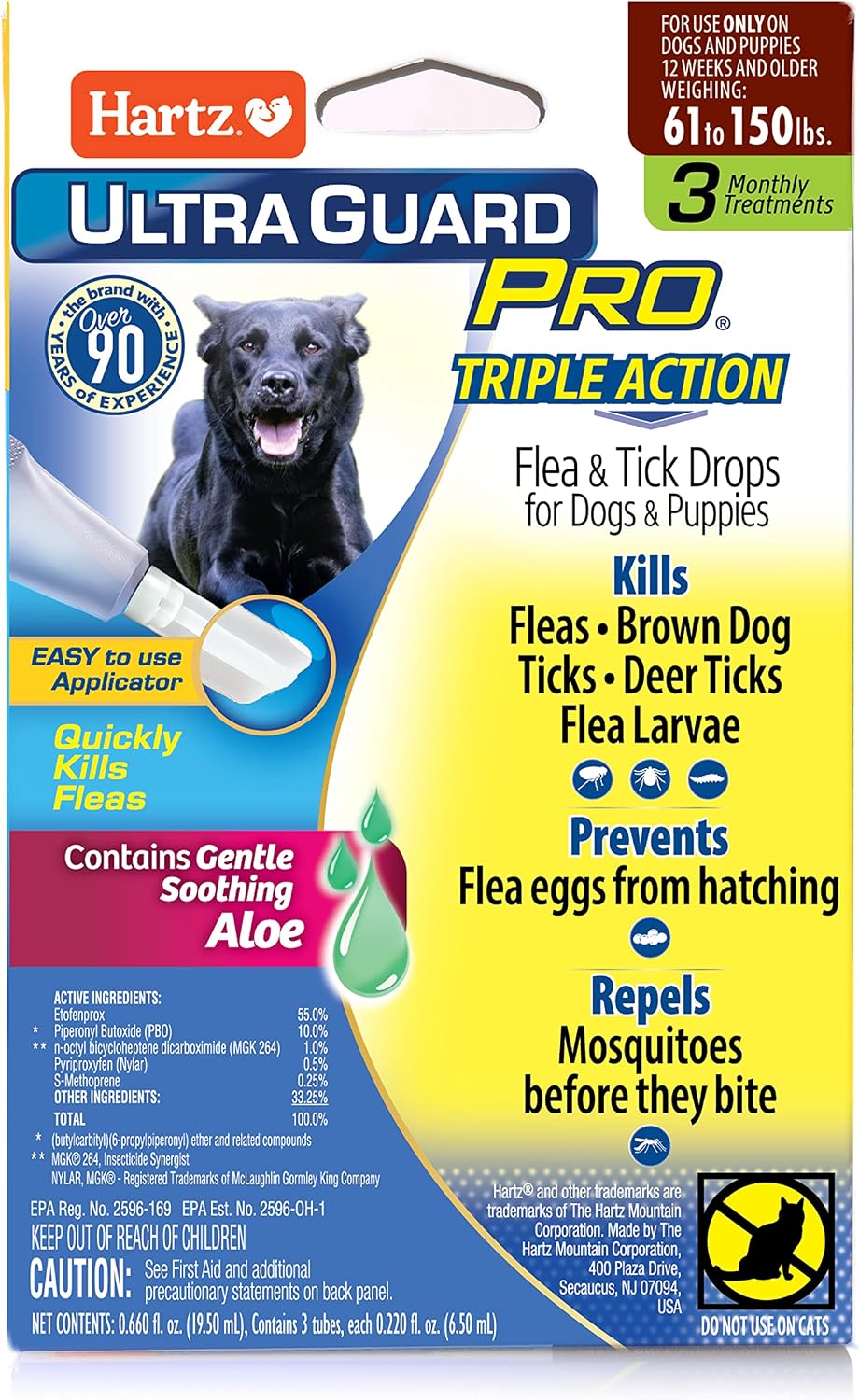 Hartz UltraGuard Pro Flea & Tick Topical Dogs & Puppies Treatment