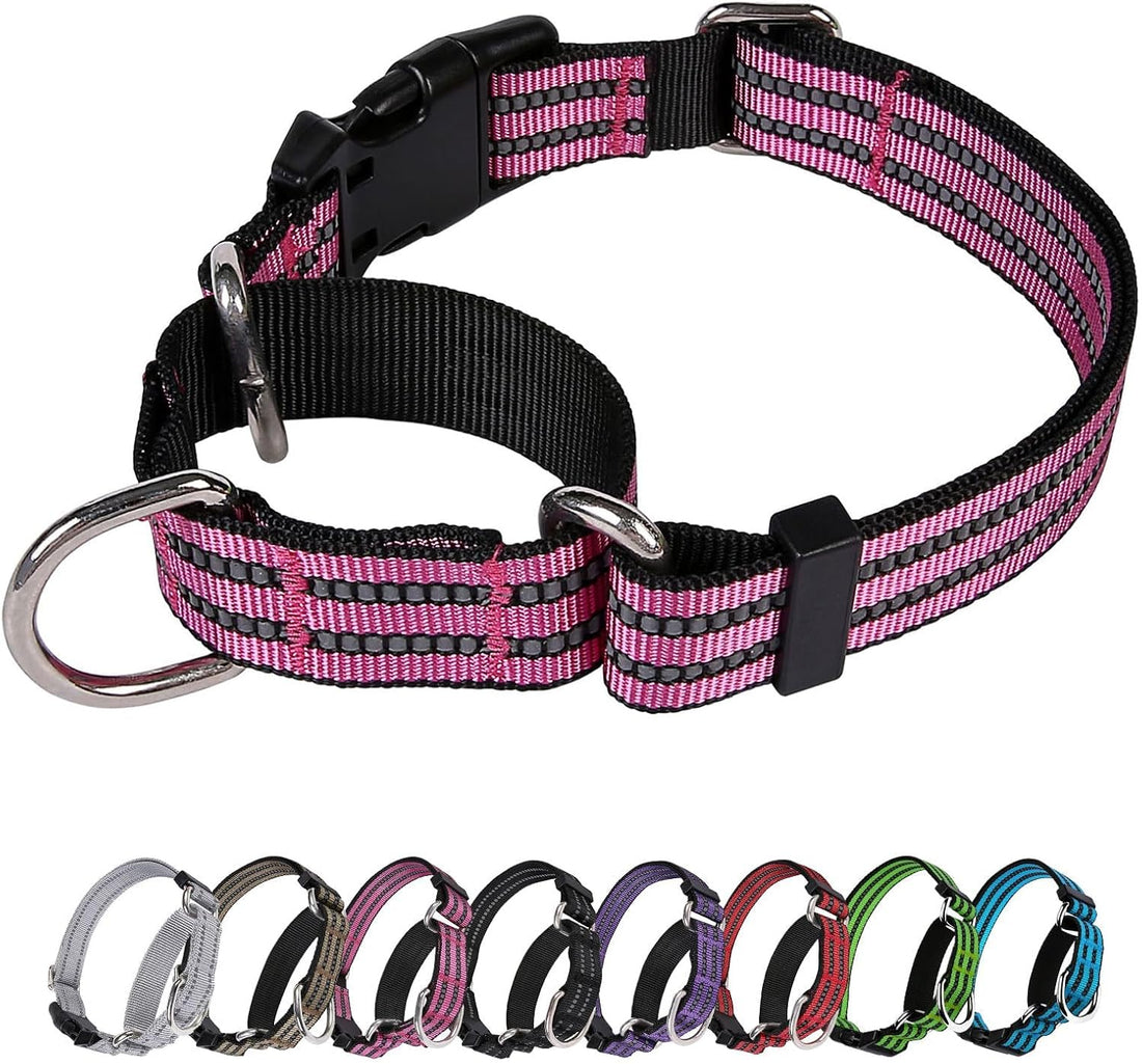 Martingale Collar for Dogs, No Pull No Choking(Forest Green,M)