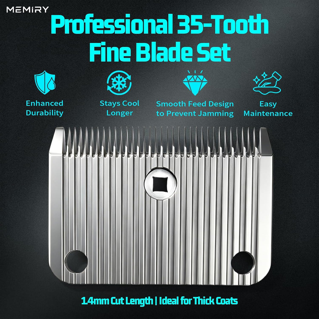 1-Pack A2F/AC Fine Blade Compatible with Lister Clippers
