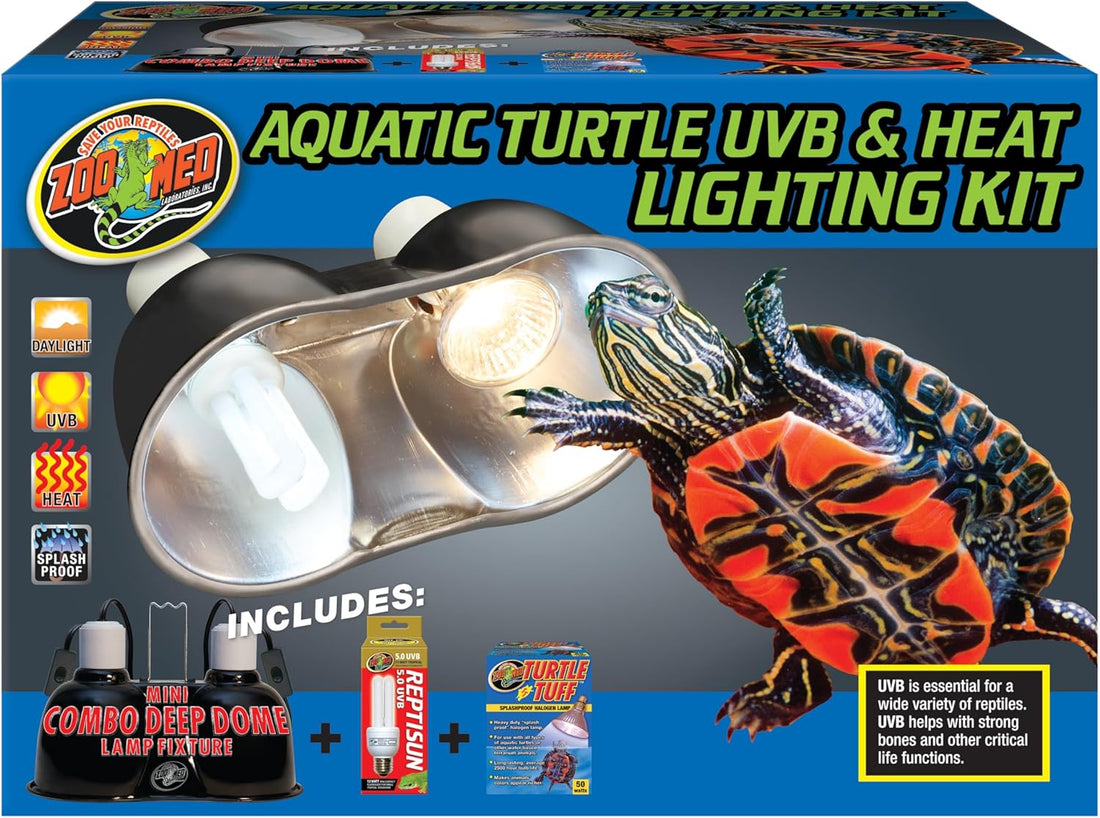 Zoo Med Aquatic Turtle UVB & Heat Lighting Kit