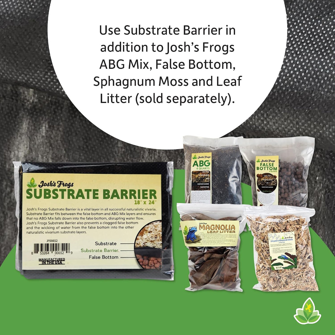 Josh's Frogs Terrarium Substrate Barrier (24"x18")