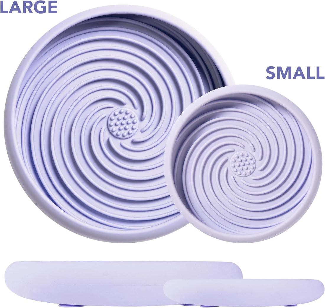Awoo Lick Dish Silicone Dog & Cat Lick Mat Slow Feeder Dish