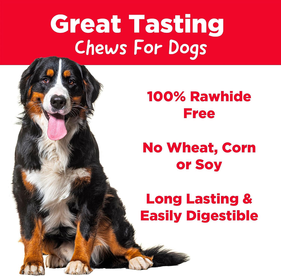 Country Kitchen Rawhide Free Chicken Dog Chews, for Medium Dogs