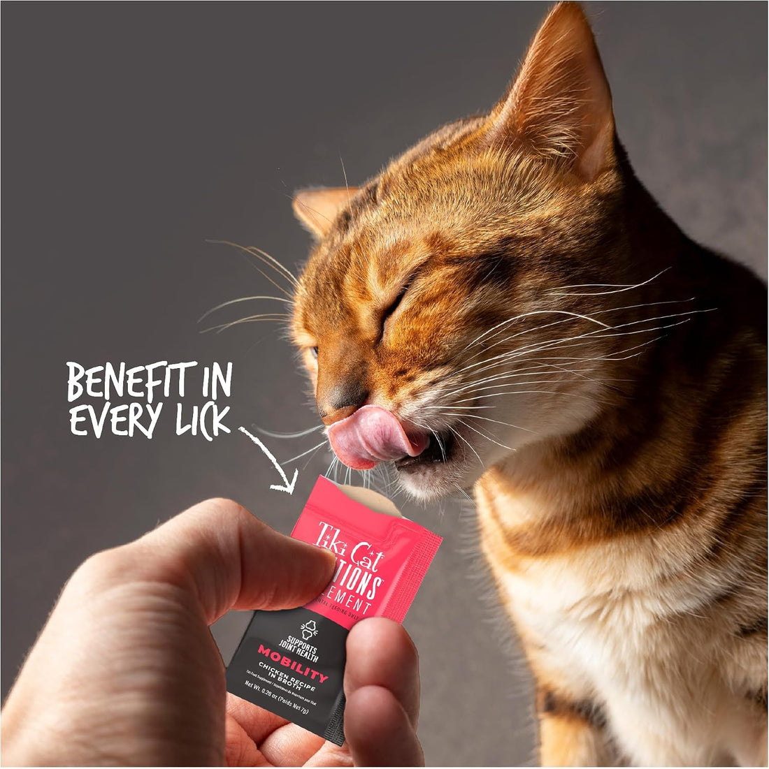 Tiki Cat Solutions Cat Food Supplement, Mobility, Chicken
