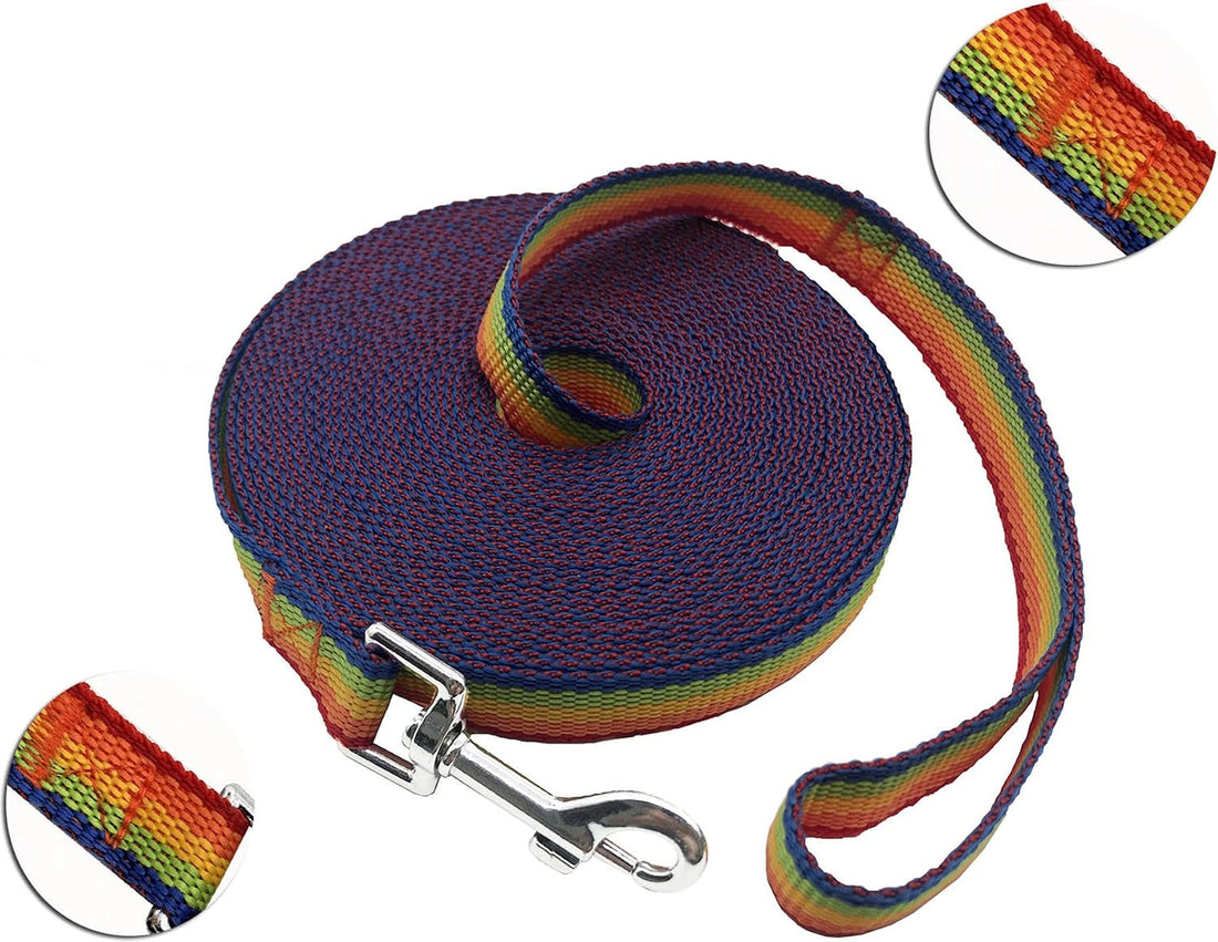 PETGOGO 15ft 20ft 30ft 40ft 50ft Long Dog/Puppy Lead Obedience Recall