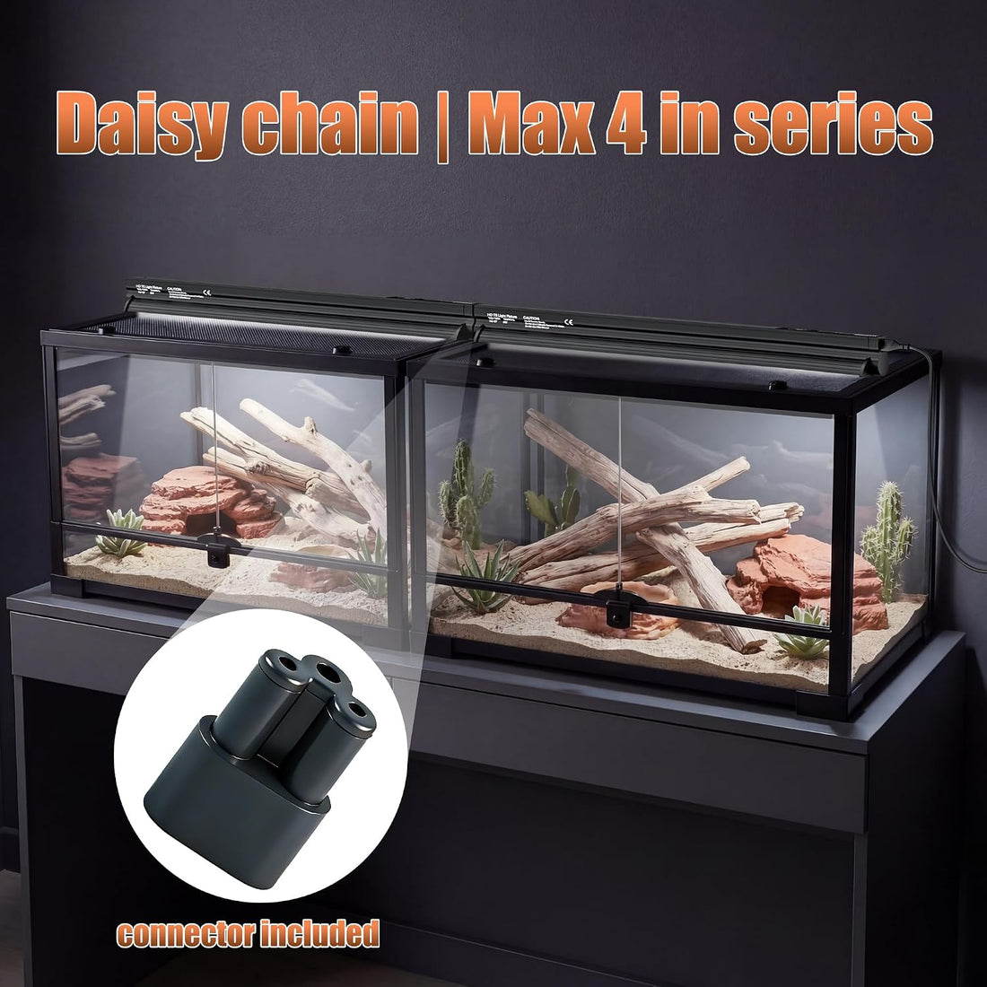 T5 UVB 10.0 Reptile Light Fixture Combo Kit