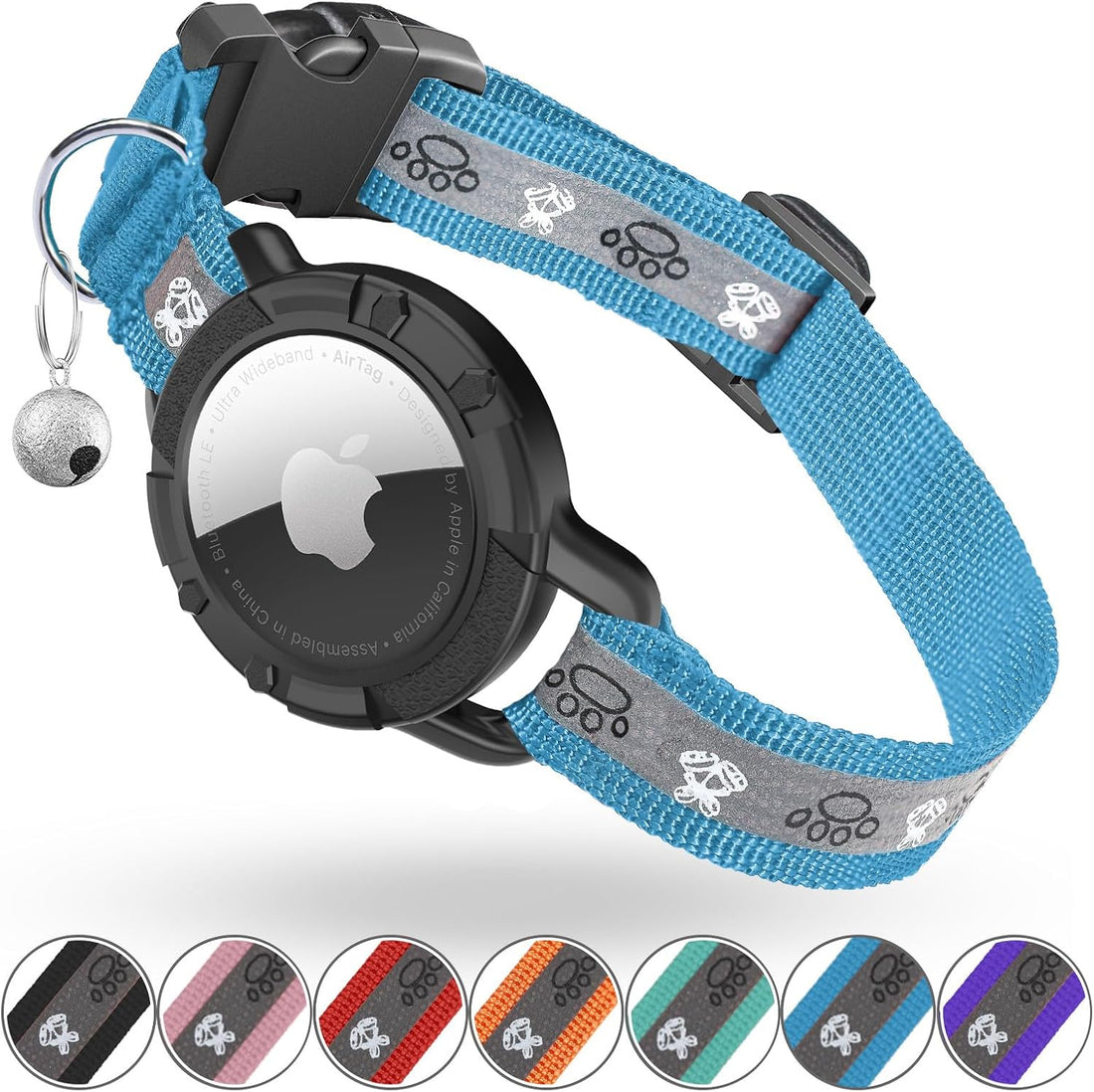 Reflective AirTag Cat Collar
