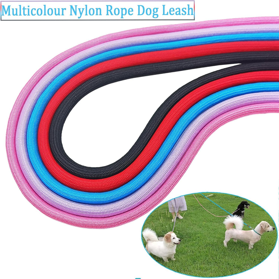 MayPaw Small Rope Dog Leash 6FT 8FT 10FT