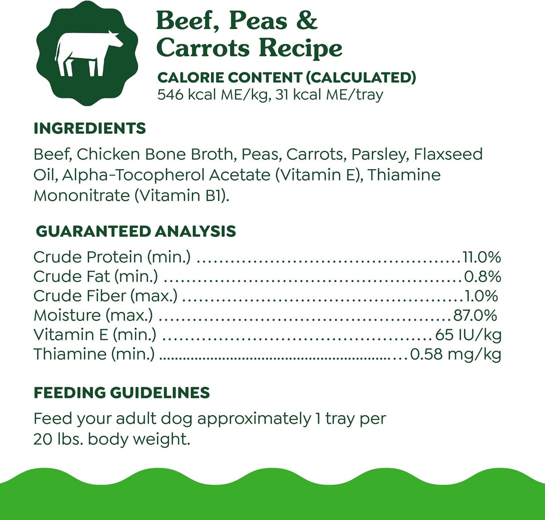 Greenies Smart Topper Wet Dog Food Complement, Beef, 2 oz, 10 ct
