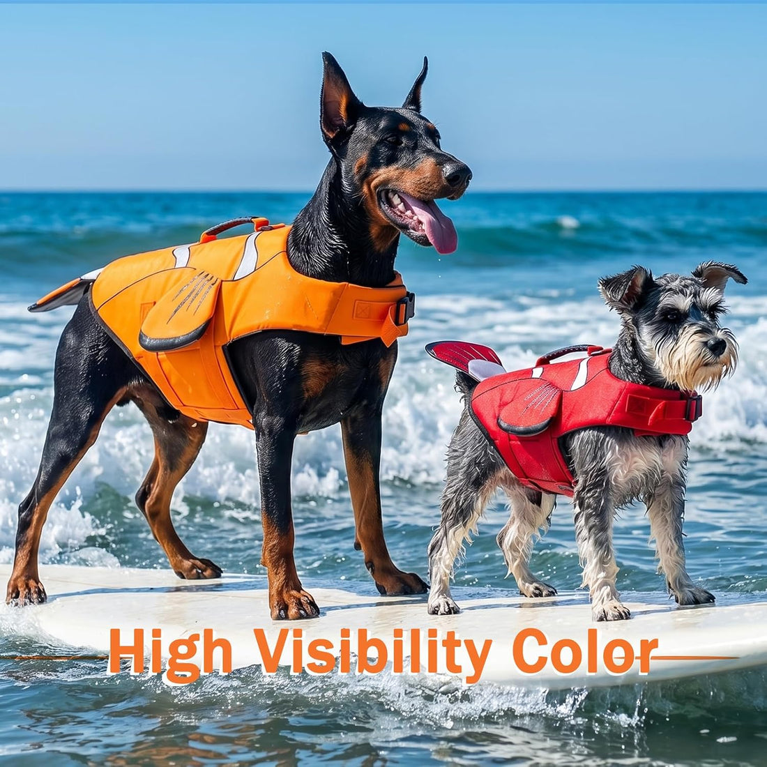 DENTRUN Dog Life Jacket for Swimming Boating