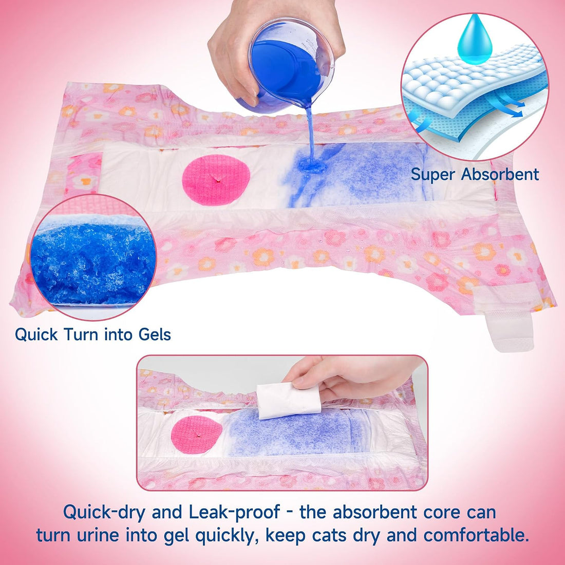 Pet Soft Dog Diapers Female, Disposable Female Dog Diaper