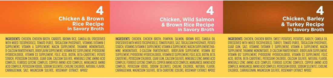 Nature’s Recipe Chicken, Salmon and Turkey Recipes Variety Pack Wet