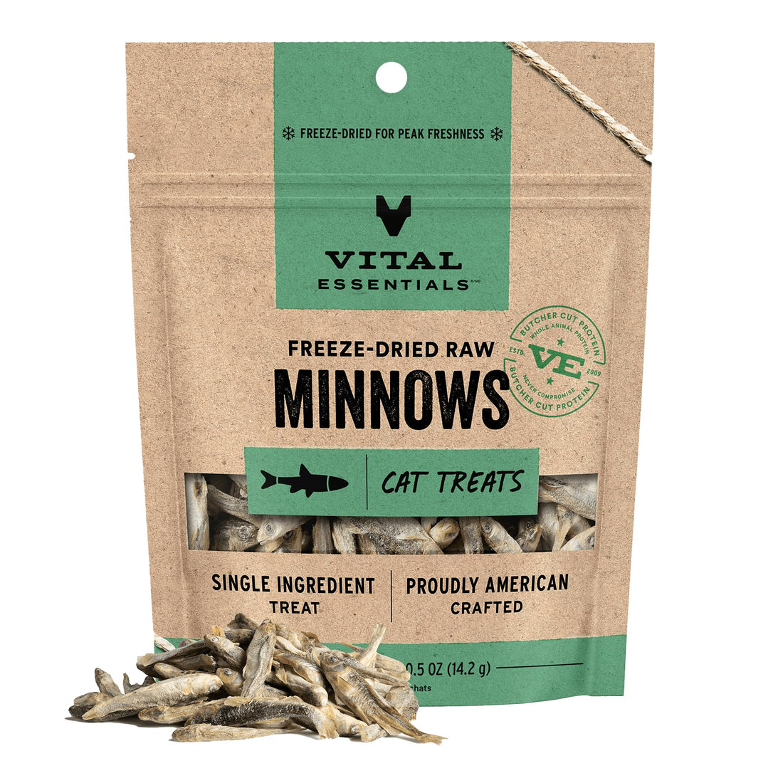 Vital Essentials Freeze Dried Minnows Cat Treats