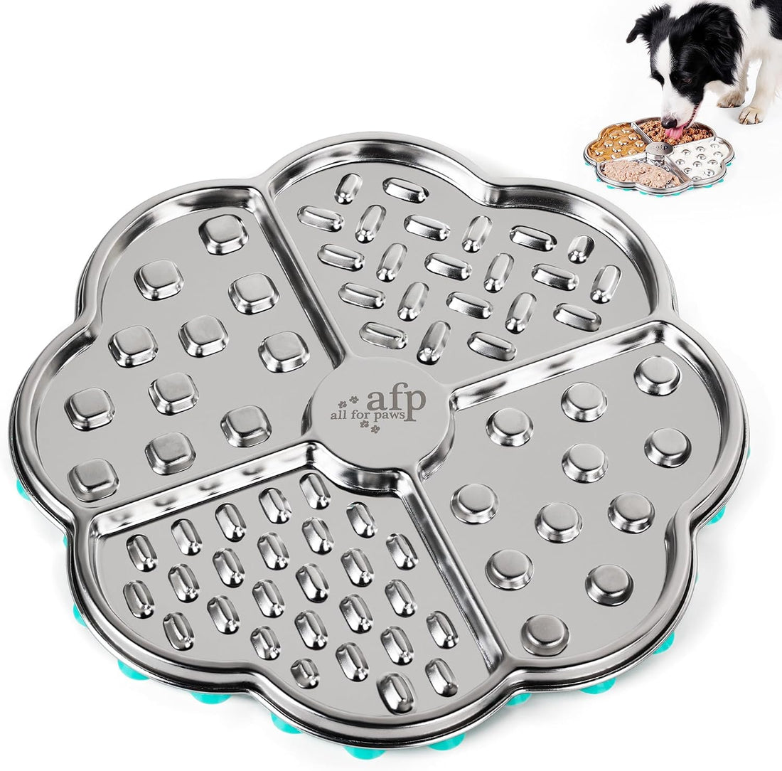 ALL FOR PAWS Stainless Steel Lick Mat for Dogs & Cats
