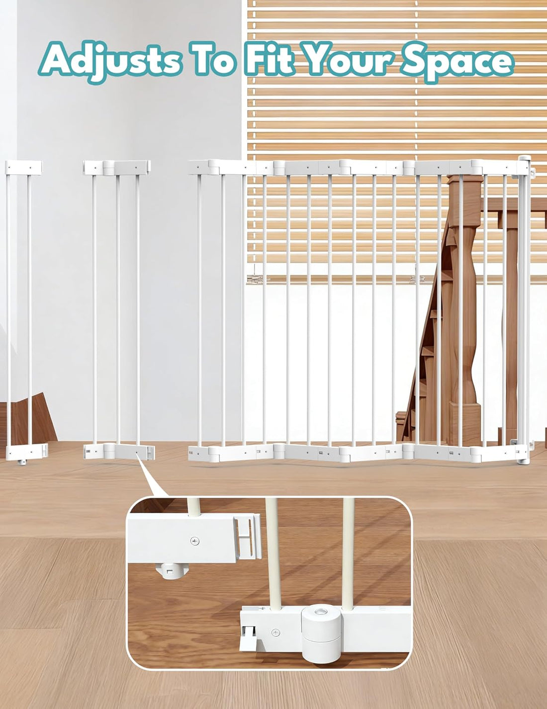 No Pawblems Retractable Safety Gate