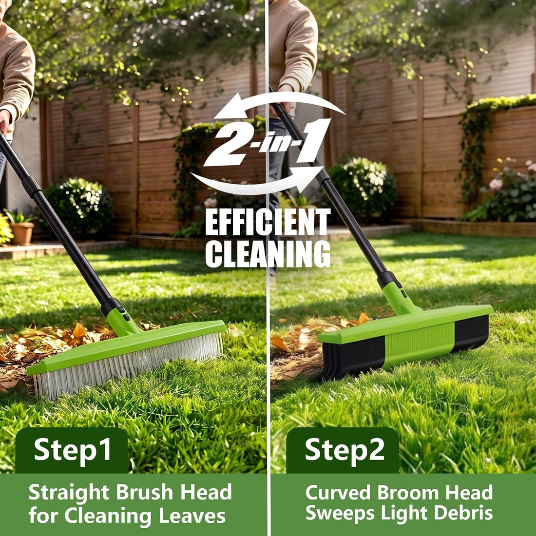 Gardtech 2-in-1 Artificial Turf Rake Brush for Grass