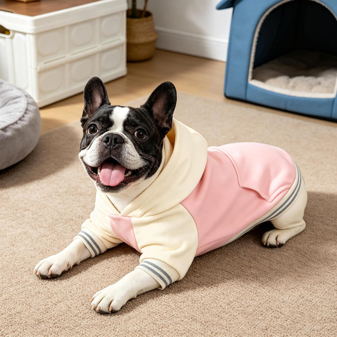 YUDODO Dog Hoodie for Small Dogs, Soft Pullover Dog Clothes