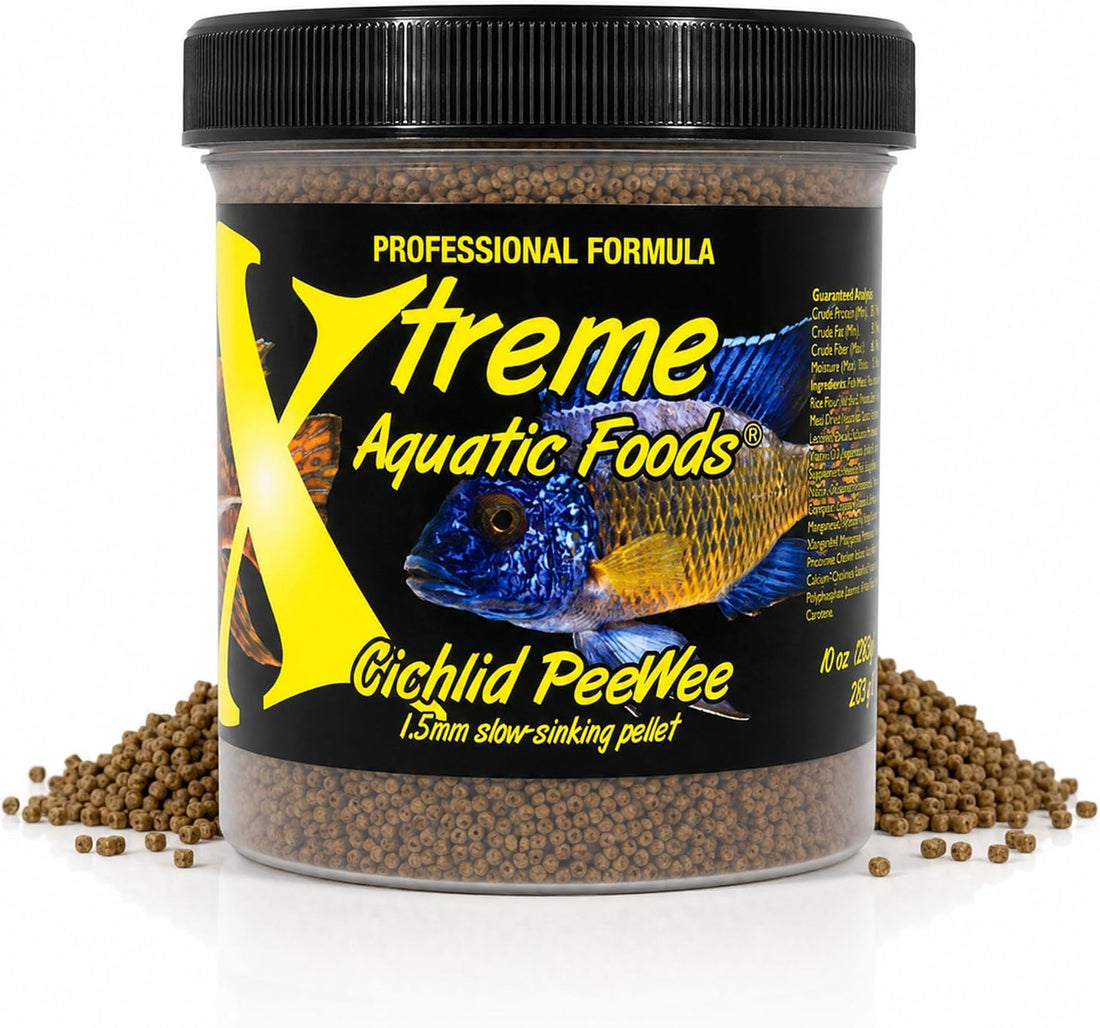 Xtreme Cichlid Peewee 1.5 mm Pellets - Proven Nutrition for Cichlids