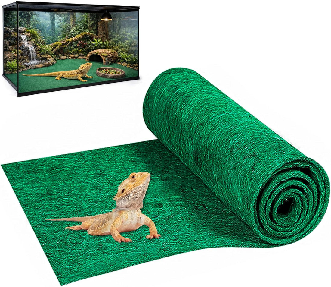 Mechpia 47" x 24" Large Reptile Carpet Terrarium Liner Bedding