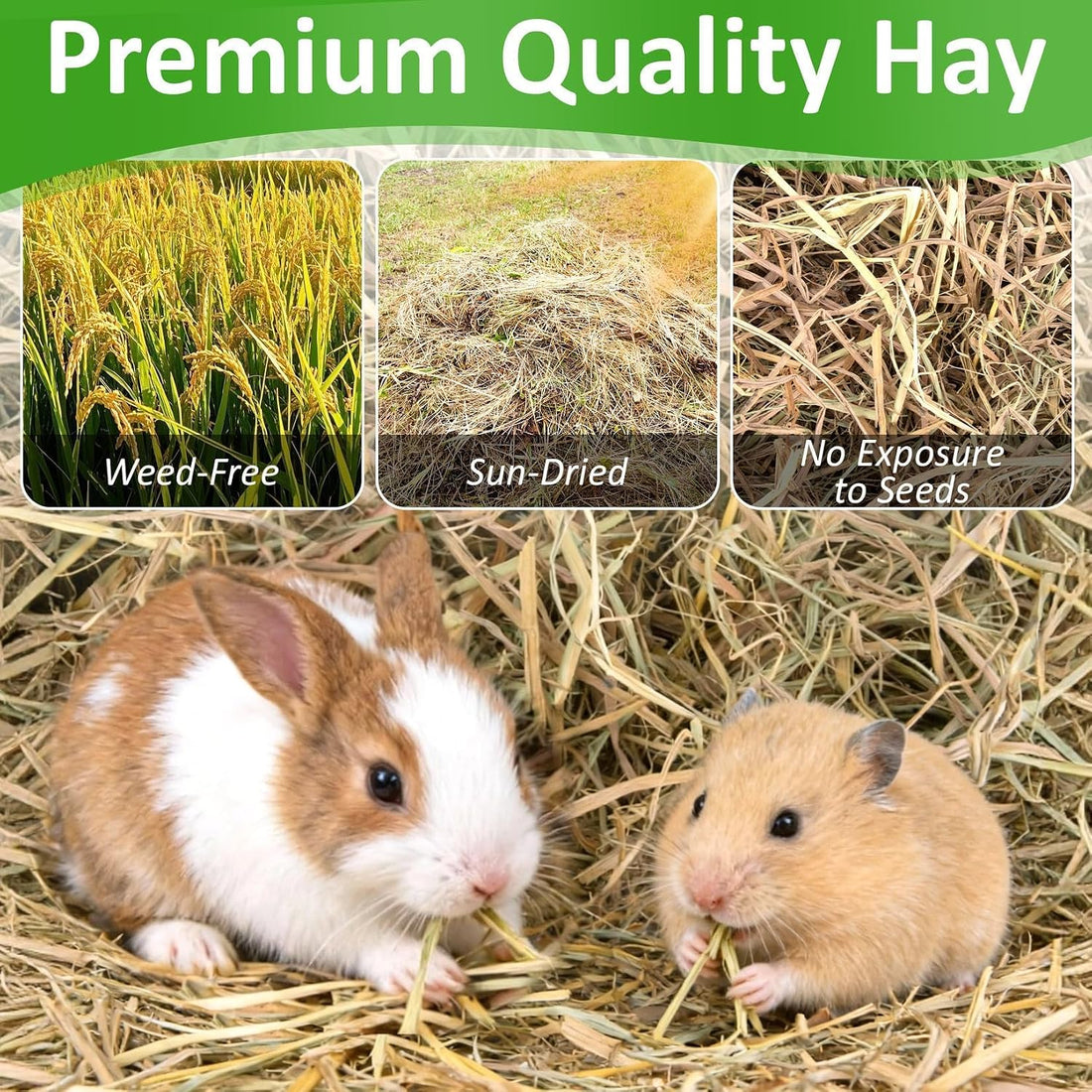 MAQIHAN 5.92 OZ Natural Straw Bedding
