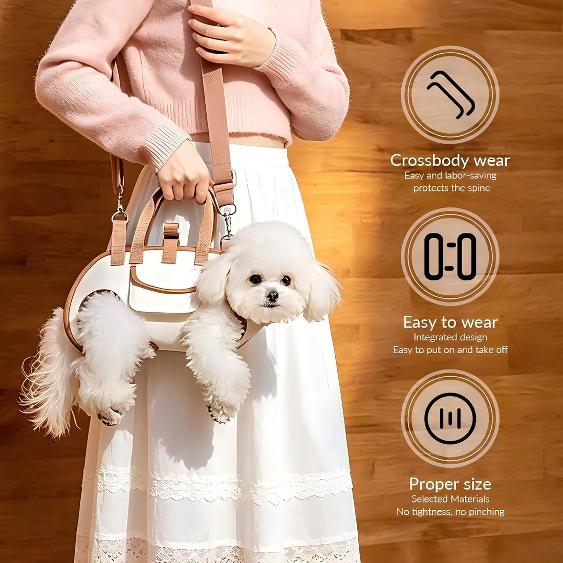 Dog Lift Assist Sling, Multifunctional Pet Leash Harness Backpack