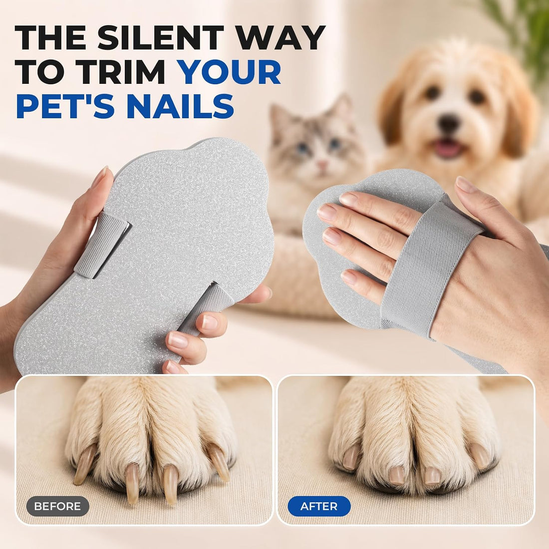 Dog Nail Scratch Board with Hand Strap