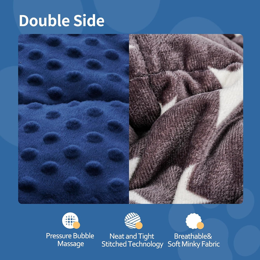 LaSyL Weighted Blanket for Pets | Thunder Blanket for Dogs Anxiety
