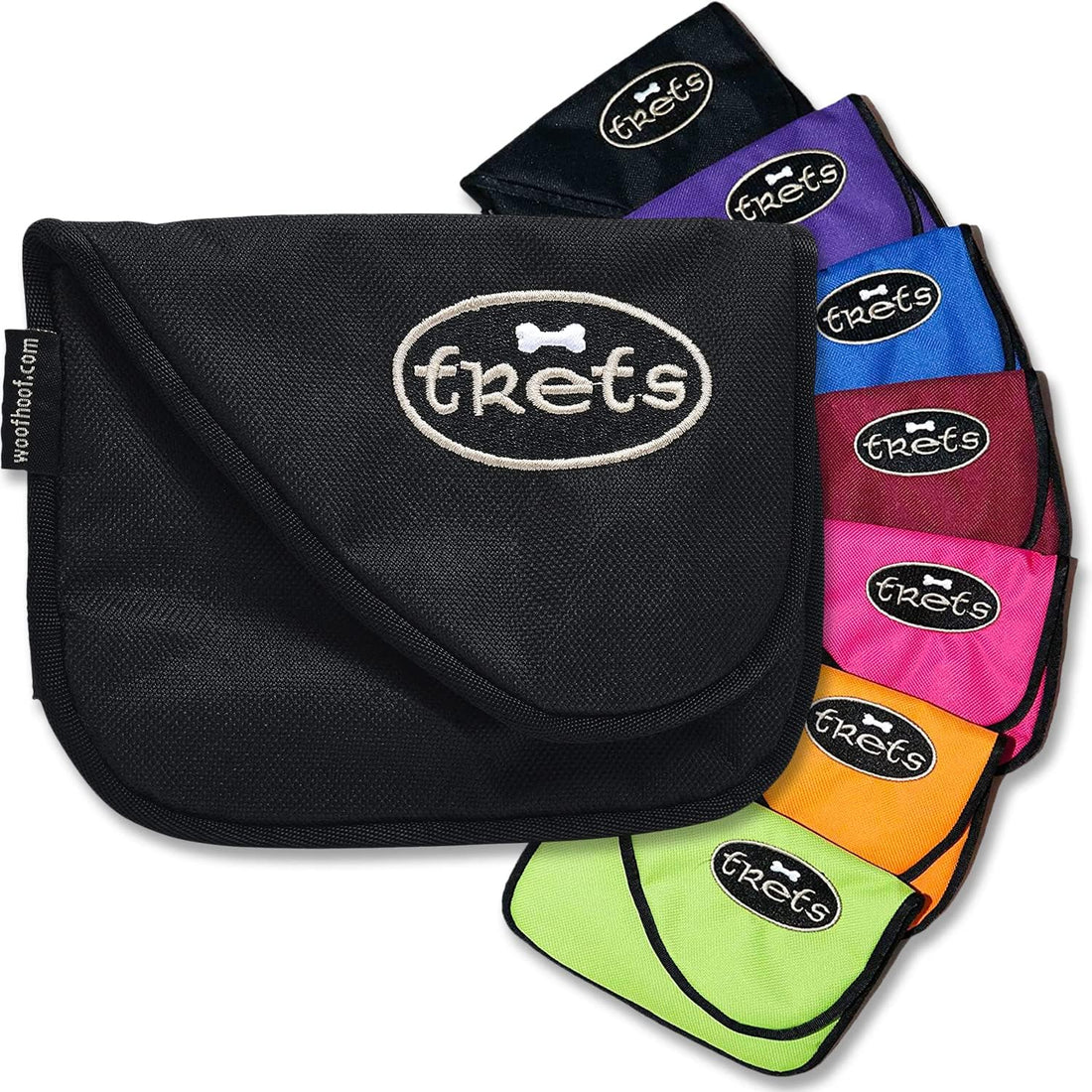 Woofhoof Dog Treat Pouch, Black Training Treat Pouch