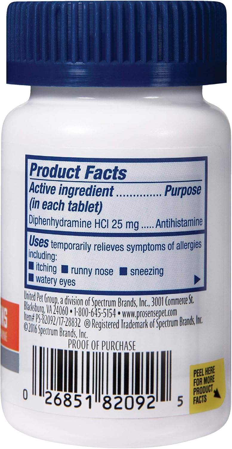 Pro-Sense Itch & Allergy Antihistamine for Dogs