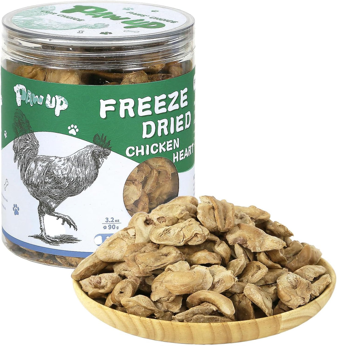 PAWUP Freeze Dried Cat Treat, Chicken Breast, Single Ingredient, 4.6oz