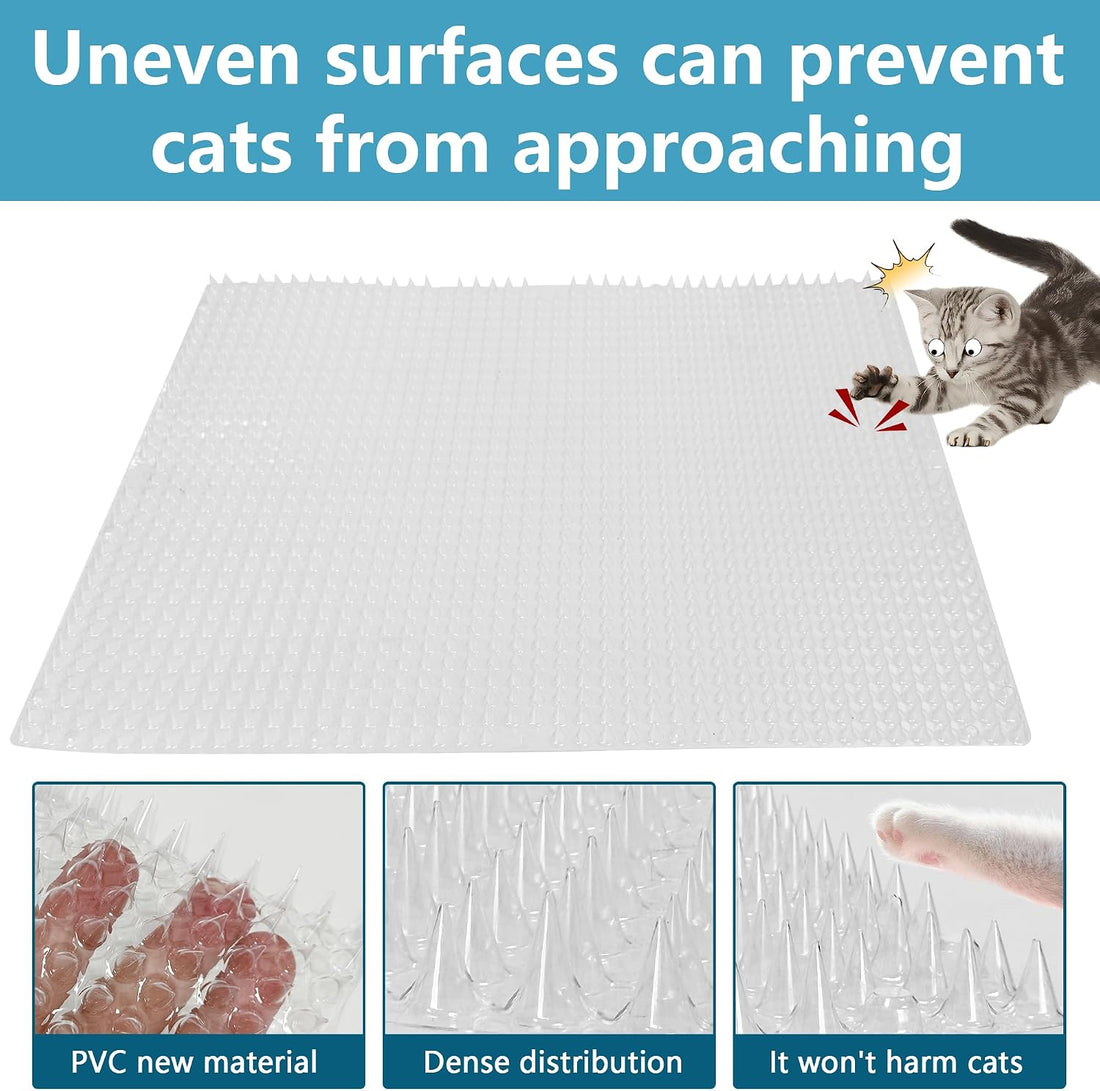 KOKMEYA 24 Pack Scat Mat for Cats