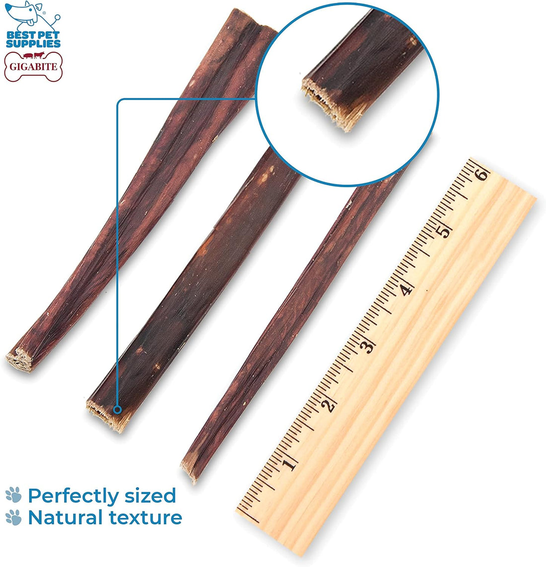 GigaBite Beef Esophagus Dog Treats - Natural Gullet Sticks for Dogs