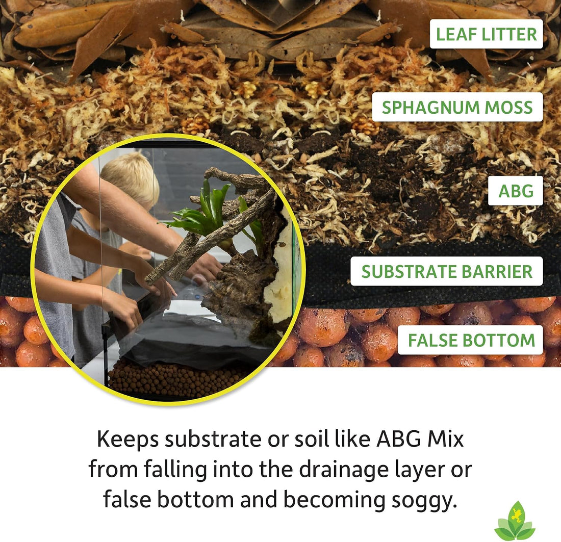 Josh's Frogs Terrarium Substrate Barrier (24"x18")