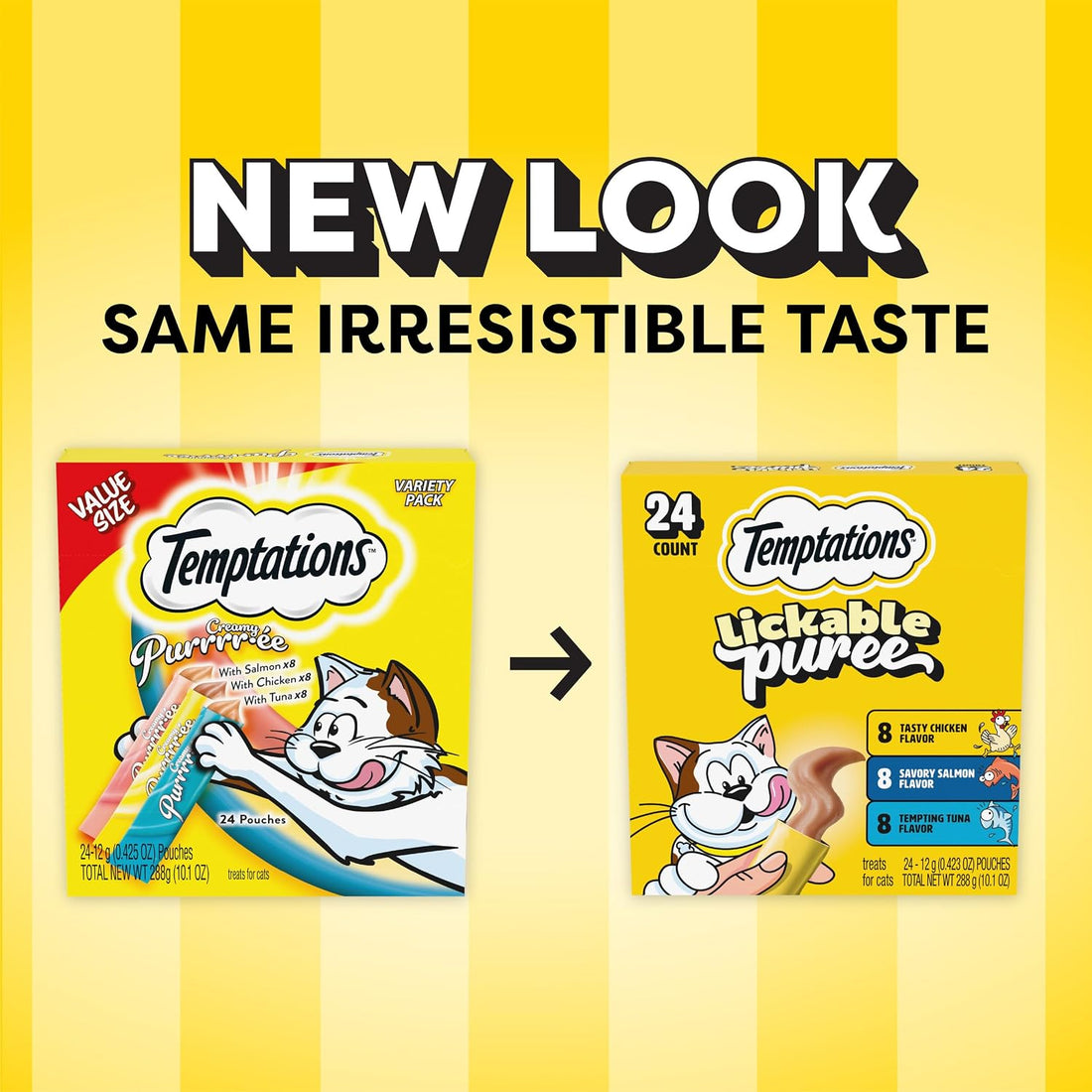Temptations Creamy Puree Lickable Cat Treats