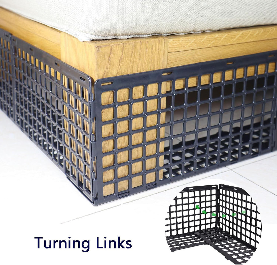 18 PCS Pet&Toy Blocker for Under Bed