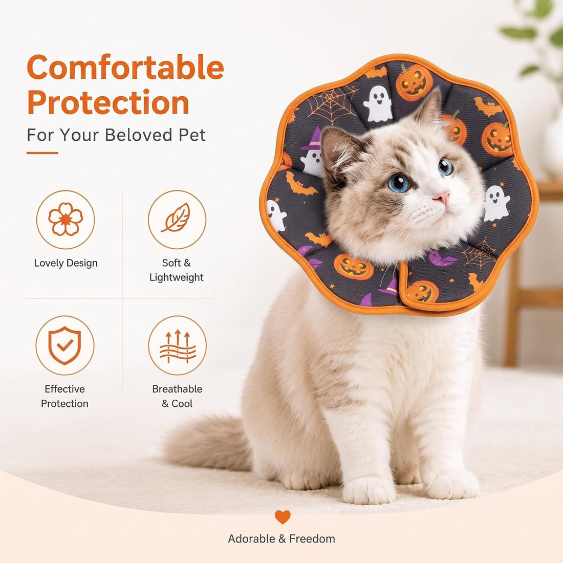 Avont Cat Cone M Adjustable Soft E-Collar