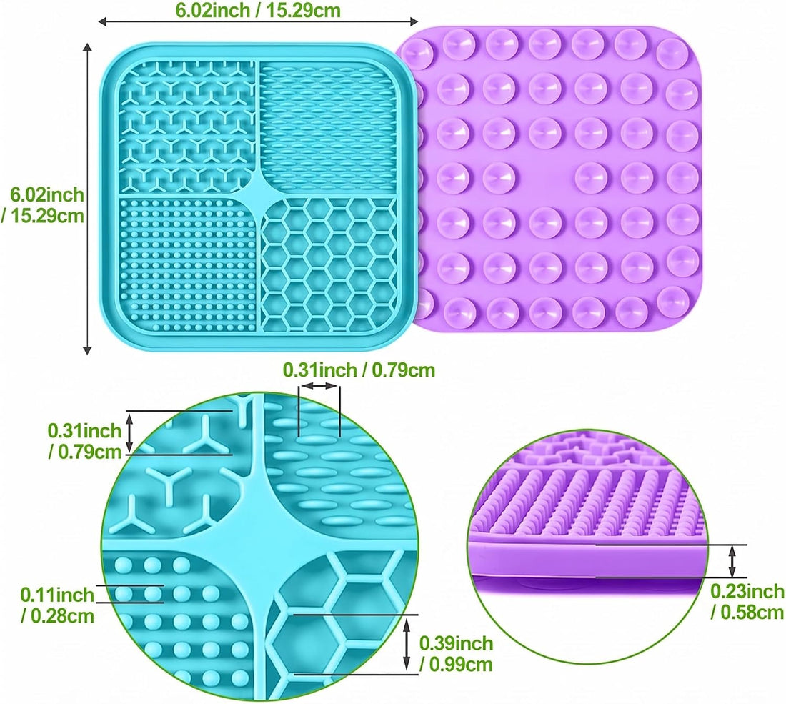 LUKITO 3PCS Lick Mat for Dogs and Cats